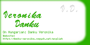 veronika danku business card